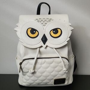 Loungefly x Hedwig the Owl Mini Backpack (One Size, Cream Multi)